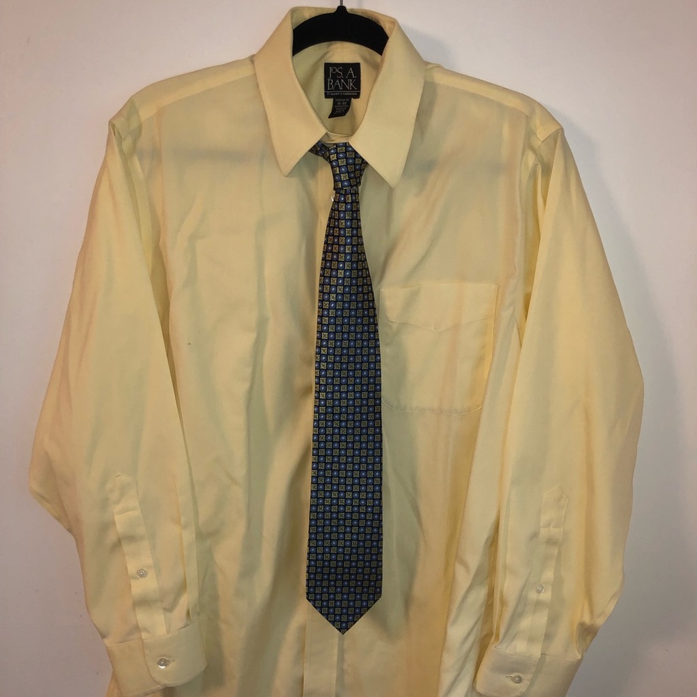 Jos A Bank shirt & tie